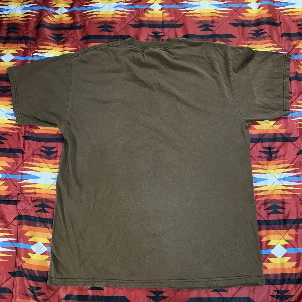 Vintage Etnies Skateboarding Brown T-Shirt Men’s Size Large Made In USA